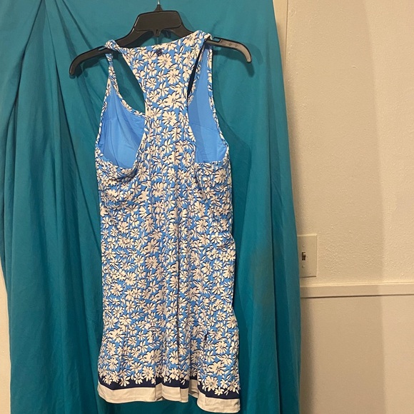 Floral Racerback Tank Dress - Picture 2 of 3